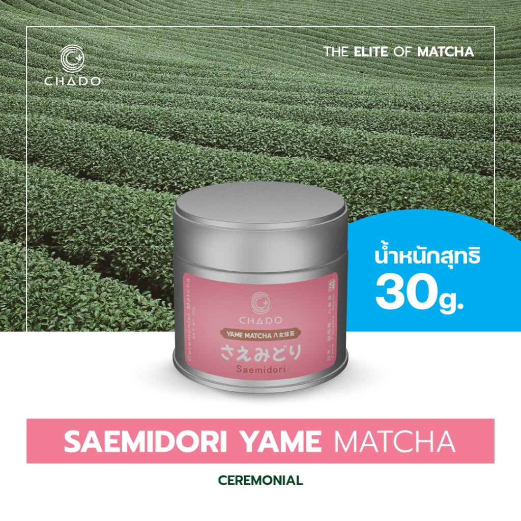 YAME MATCHA SAEMIDORI CEREMONIAL มัทฉะ เมืองยาเมะ