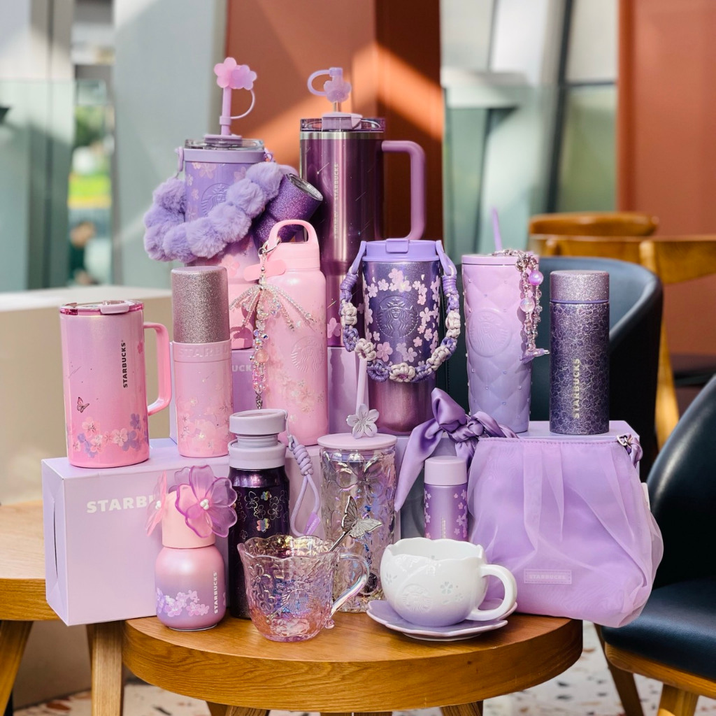 Starbucks China Online [ของแท้ พร้อมส่ง] คอลเลคชั่น Cherry Blossom 2026