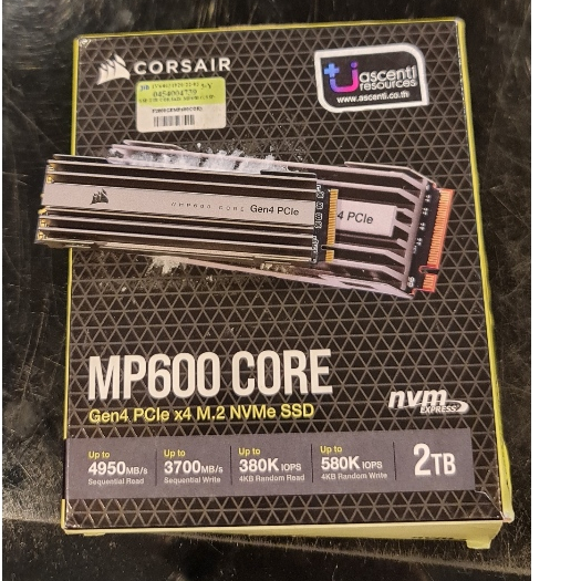 SSD CORSAIR 2TB MP600 CORE GEN4 M2 NVME