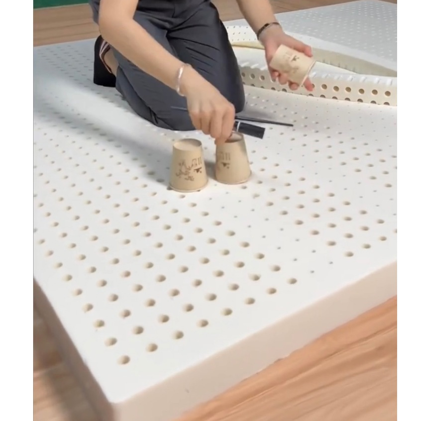 นุ่มมาก🔥 ที่นอน ยางพาราฉีดแท้ หนา 2-6 นิ้ว Fadell Latex ปลอกซิปถอดได้ Density 90 พร้อมหมอน รับประกัน