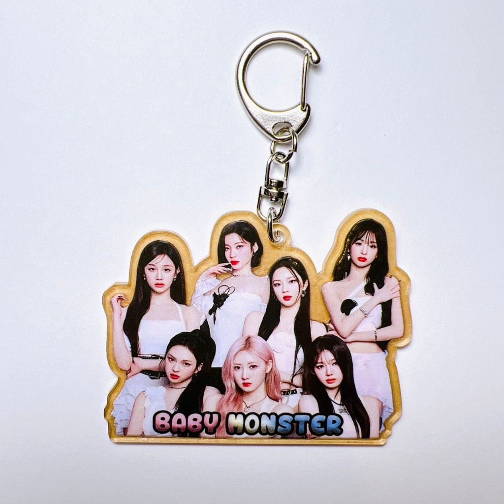 พวงกุญแจ4EVE  baby monster proxie งานอะคิริคชิ้นใหญ่ มายด์ โจริญ แฮนน่า พั้นช์ ตาออม ฝ้าย อ๊ะอาย