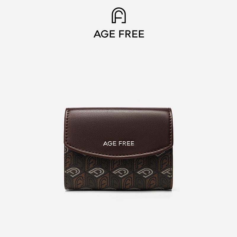 AGE FREE classic beg kad dompet kecil klasik beg wanita dompet lipat mudah alih kalis air