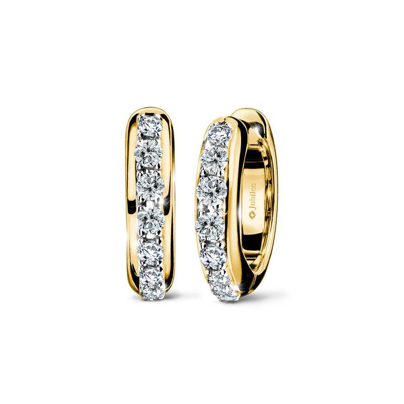 Jubilee Diamond ต่างหูเพชร Atelier Signature Row Earrings เพชรแท้