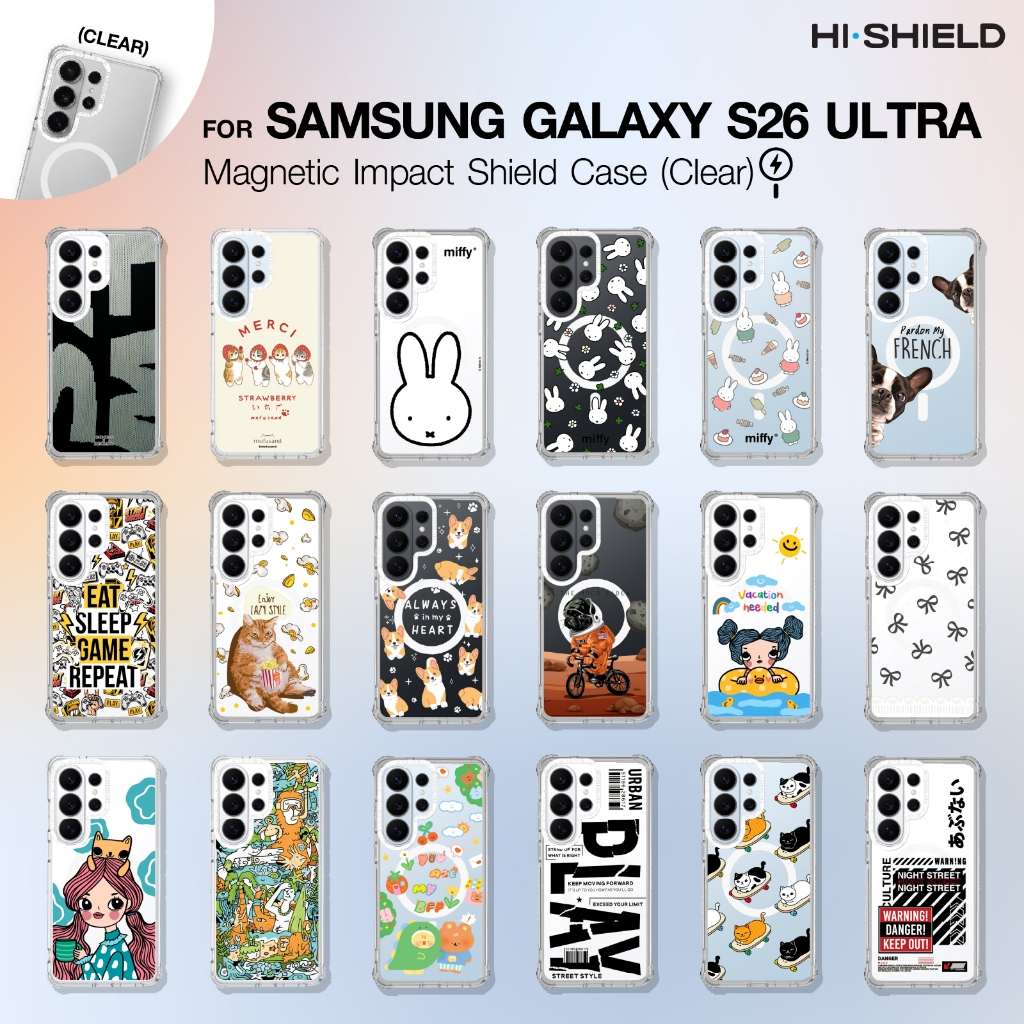 [for S26Ultra] HI-SHIELD Magnetic Impact Shield Case เคสมือถือแม่เหล็ก กันกระแทก 2 เมตร เคสสำหรับ SAMSUNG S26Ultra