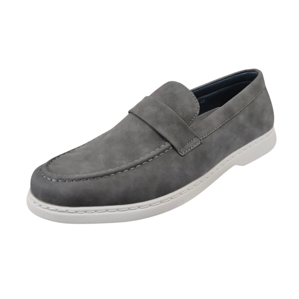 Heavy shoes รองเท้าหนังผู้ชายในเครือแบรนด์Roving Foxรุ่น FC2008 สีเทา