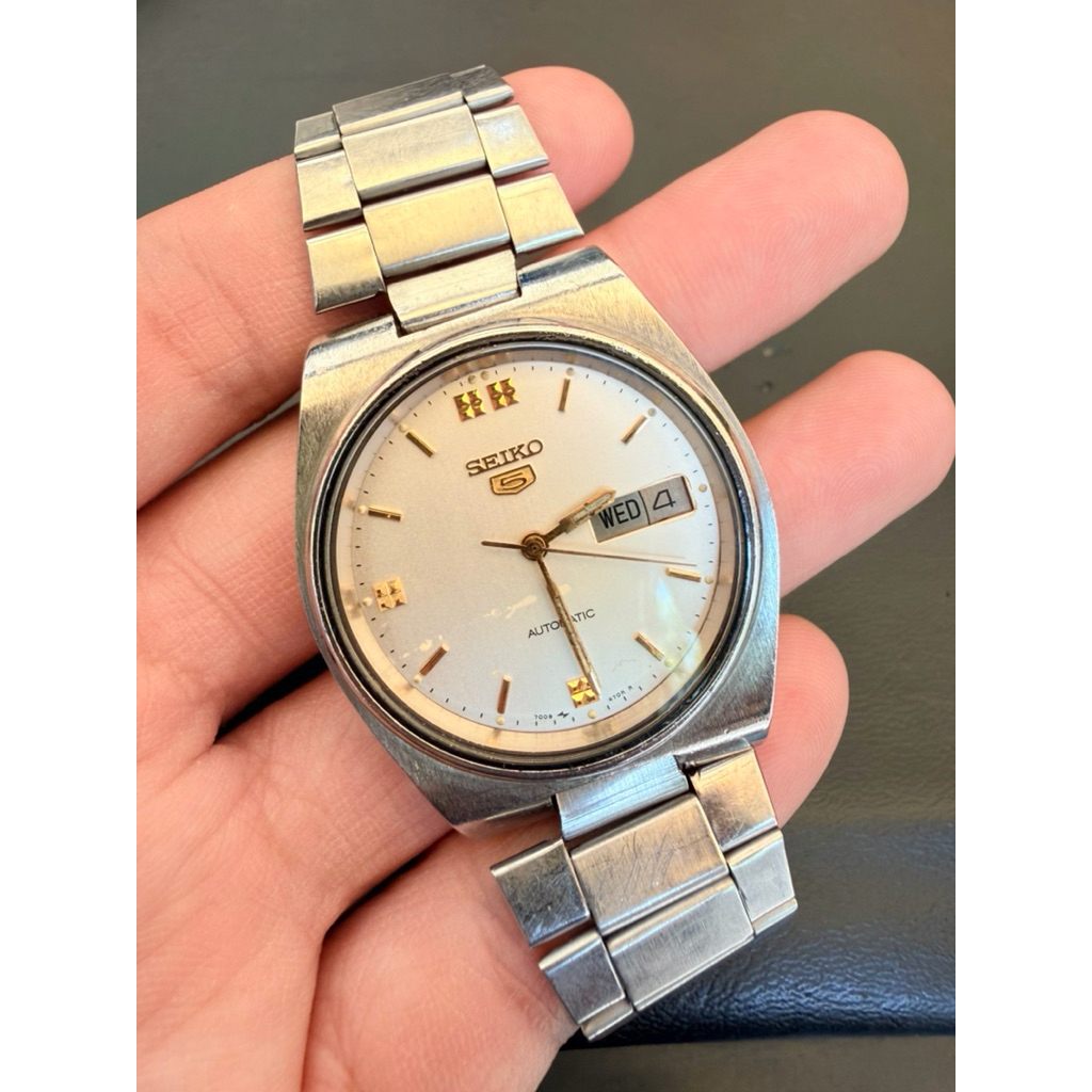 SEIKO 5 AUTOMATIC ของแท้ มือสอง มีตำหนิ