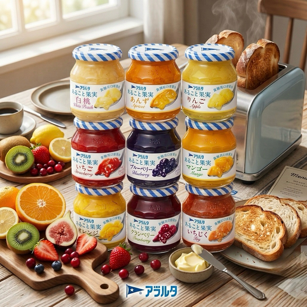 พร้อมส่ง Aohata Whole Fruit Jam  250 กรัม แยมผลไม้จากญี่ปุ่นแบรนด์ลูกของ Kewpie