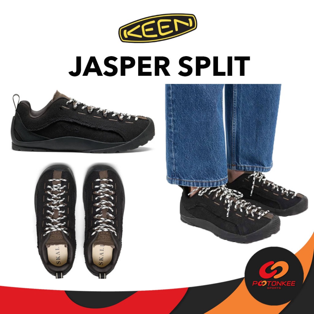 KEEN SPLIT (SKALL BLACK) KEEN × Skall Studio รองเท้าผ้าใบ ผู้หญิง