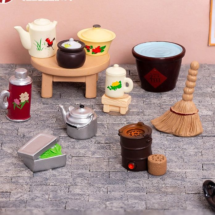 j091 ห้องครัว เครื่องครัว  ของจิ๋วจำลอง ของสะสม งานดีไอวาย