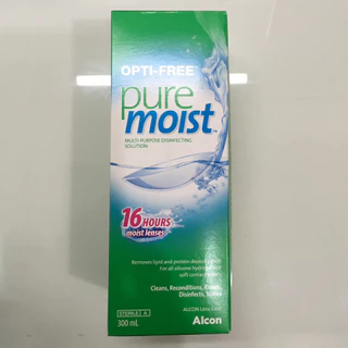 OPTI-FREE Puremoist น้ำยา/แช่/ล้าง/ทำความสะอาดคอนแทคเลนส์ 300mL