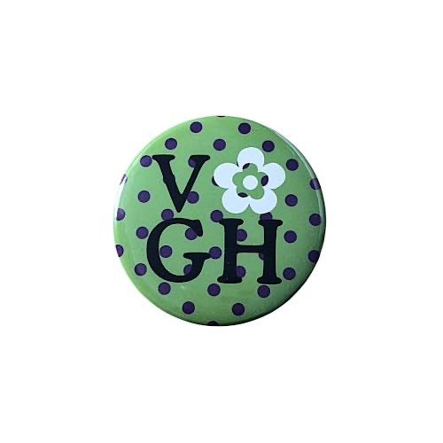 VGH BROOCH PIN - GREEN 4.4