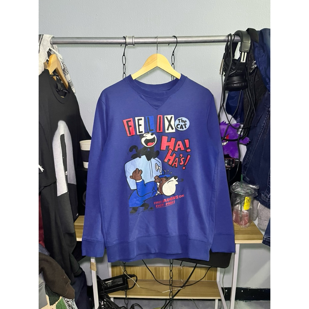 Felix the cat long sleeve (ปั๊มคอ)