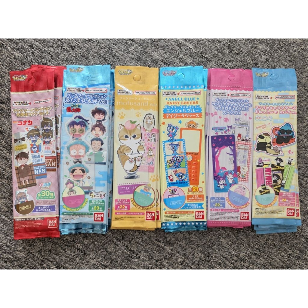 พร้อมส่ง // ซองสุ่มที่คั่นหนังสือ ลายการ์ตูน ลิขสิทธิ์แท้ 100% นำเข้าจากญี่ปุ่น