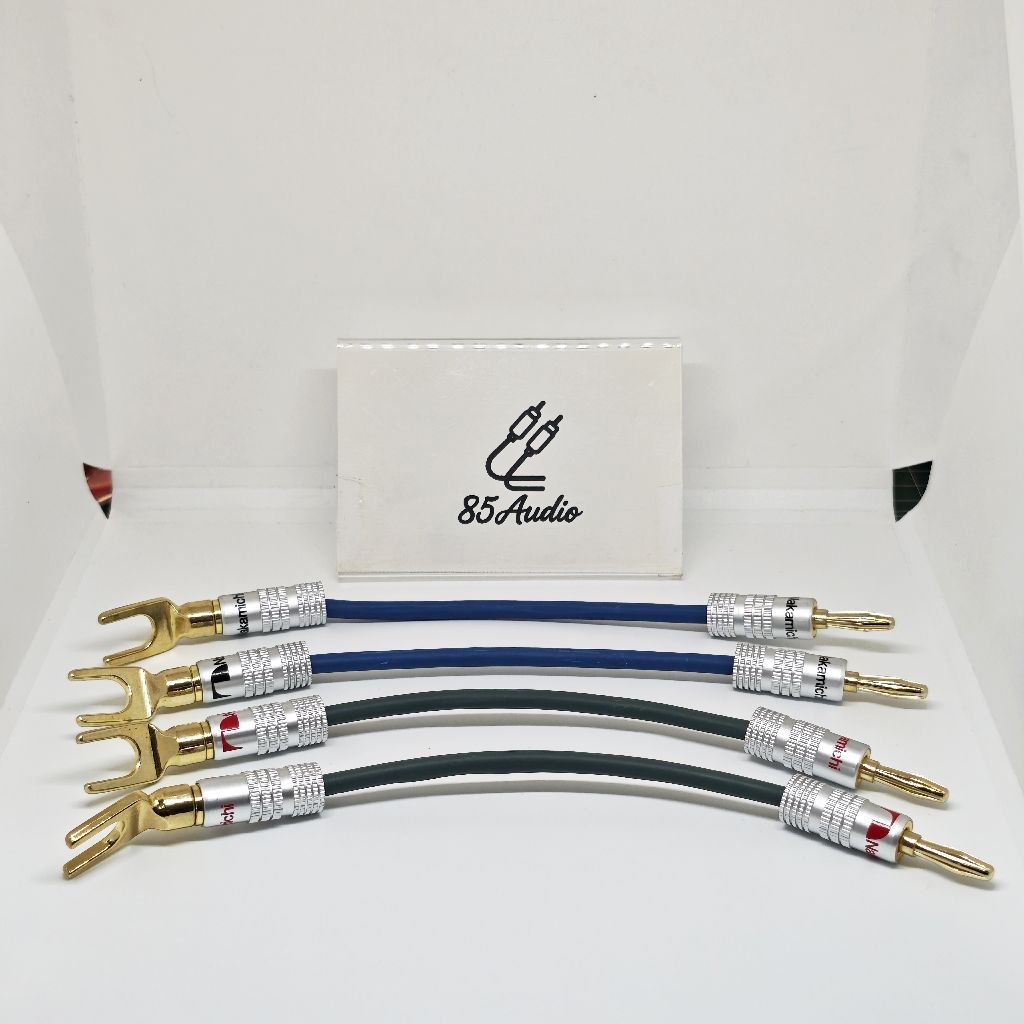 Jumper QED SILVER ANNIVERSARY XT เข้าหัว NAKAMICHI ราคาต่อ1ชุด / 4 เส้น พร้อมใช้งาน!!