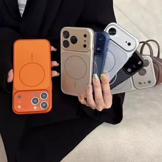 เคสโทรศัพท์มือถือ For iPhone 17 Air 13 11 14 15 16 12 Pro Max 17PROMAX เคสโทรศัพท์แม่เหล็ก ซิลิโคนเหลว แบบแม่เหล็ก