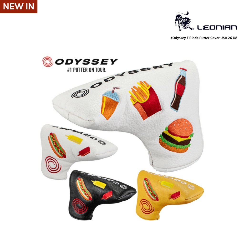 Headcover Odyssey F Blade Putter USA 26 JM