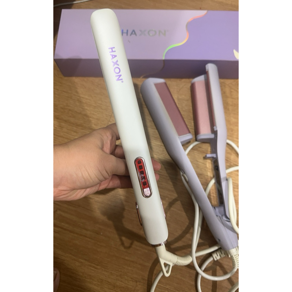 [ส่งต่อ ได้ใหม่แล้วลืมเก่า ซื้ิอ 1 ได้ 2 แถมที่หนีบเมอร์เมด] Haxon IH008 เครื่องหนีบผม ผมตรง อินฟราเ