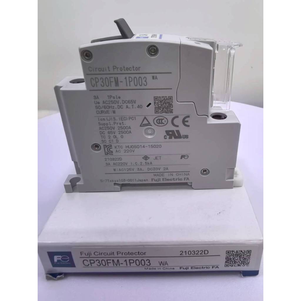 FUJI CP30FM-1P003 Circuit Protector 3A (ของใหม่ / โล๊ะสต็อค)