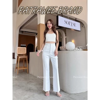 P43 กางเกงขาม้า กางเกงขาม้าเล็ก หรือ กางเกงขาม้าน้อย S-XL งานตะขอดีเทลซิปหน้า แต่งกระเป๋า 2 ข้าง