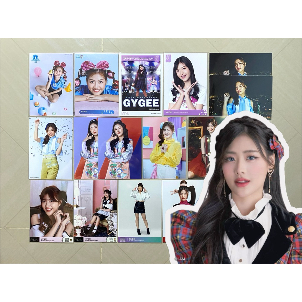 (ราคาถูก) จีจี้BNK48 รวมของสะสม Gygee bnk48 ปก แอคพิเศษ ใบเศษ