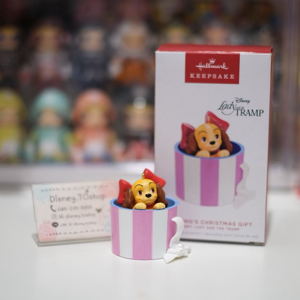 พร้อมส่ง 🎀Disney Ornament : Lady and the Tramp “ Little Lady Hallmark Keepsake