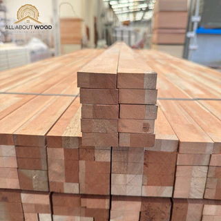 ไม้โครงยางนาไสจ๊อยท์ Finger Joint ขนาด 1" x 2" (17x42 มม.) ยาว 50 cm. / 200 cm.งานไม้แท้ 1 มัด 10 เส้น | All About Wood