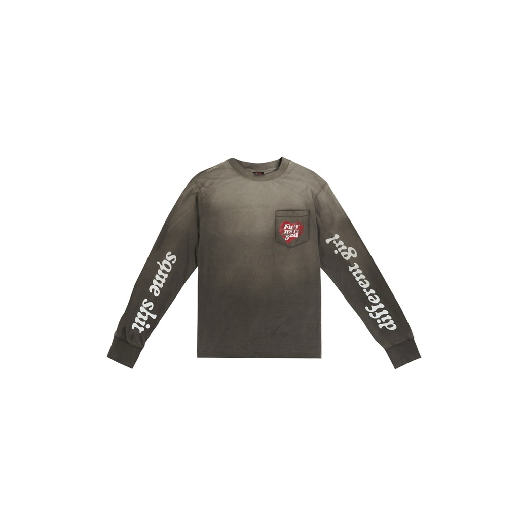 'SSDG' Black Faded Pocket Tee