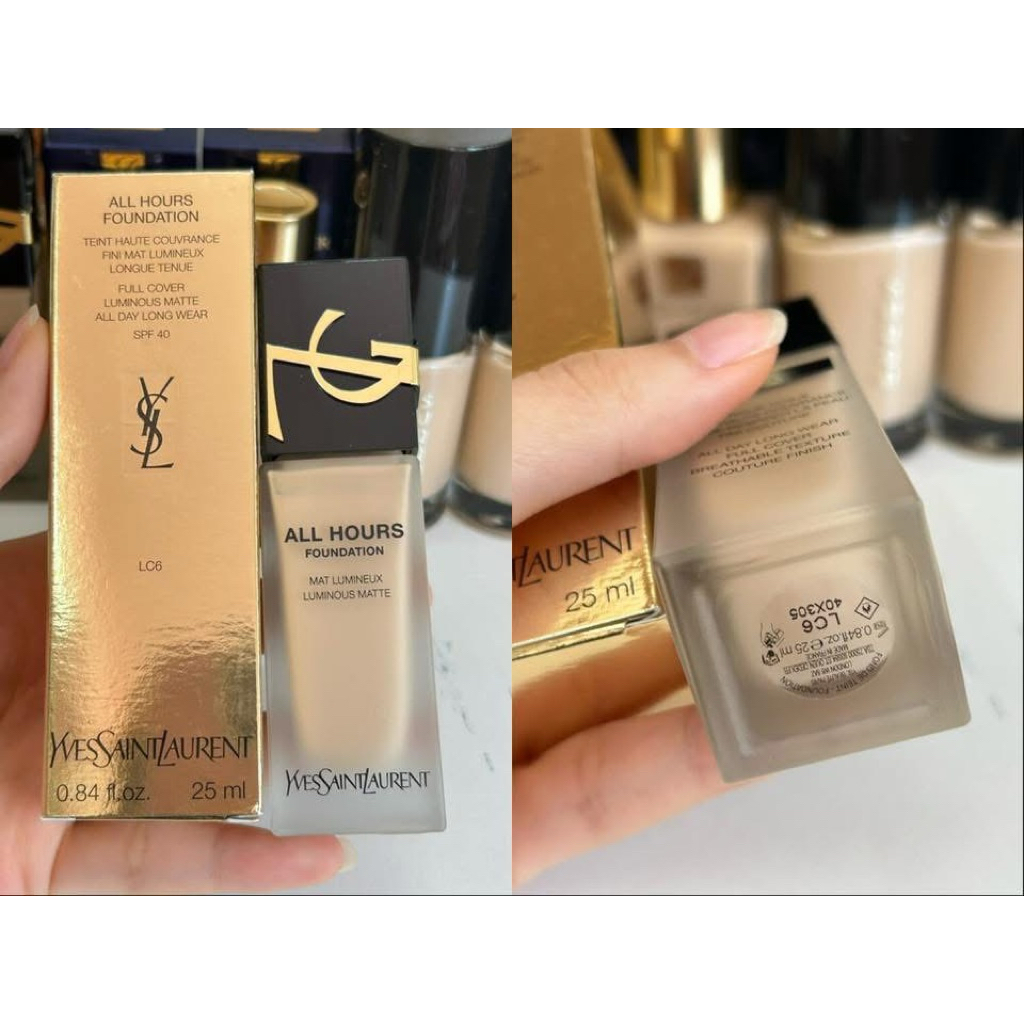Ysl lc6 รองพื้น สำหรับผิวขาวเหลือง95%