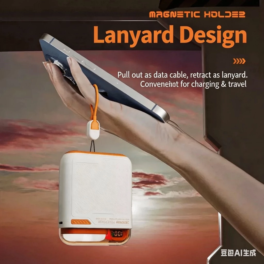 iMI Powerbank แม่เหล็กไร้สาย 10000mAh ชาร์จเร็ว 22.5W มอก. thumbnail 7