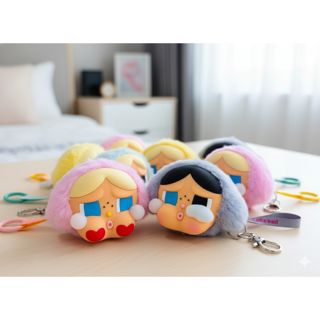 พวงกุญแจตุ๊กตาหัวโต Doll+Keychain ครายเบบี้พร้อมส่ง