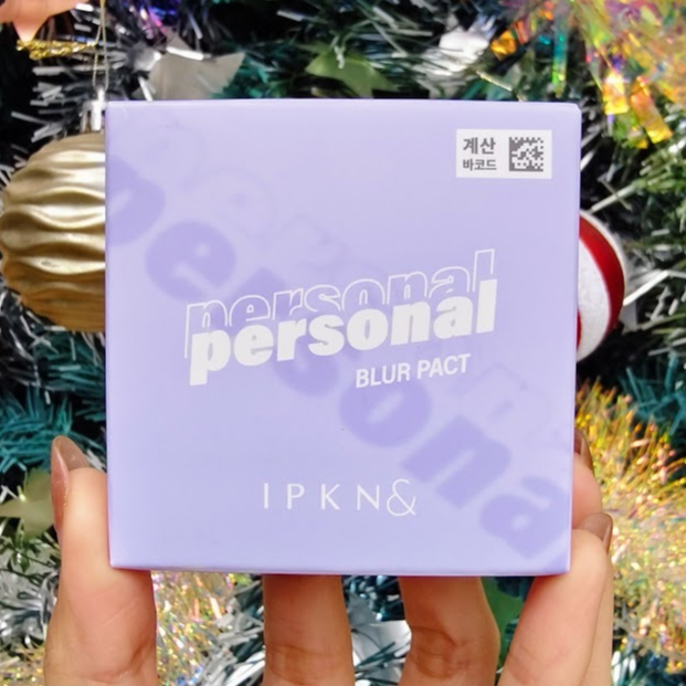 แท้จากเกาหลี 💯 IPKN Personal Tone Correcting Blur Pact 5.5g #Lavender แป้งเบลอรูขุมขน