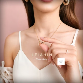 LEIAHIN Jewelry สร้อยคอแฟชั่น สร้อยคอผู้หญิง รักที่สวยตลอดกาล สร้อยคออินฟินิตี้ สีสวยทนนาน 1146n