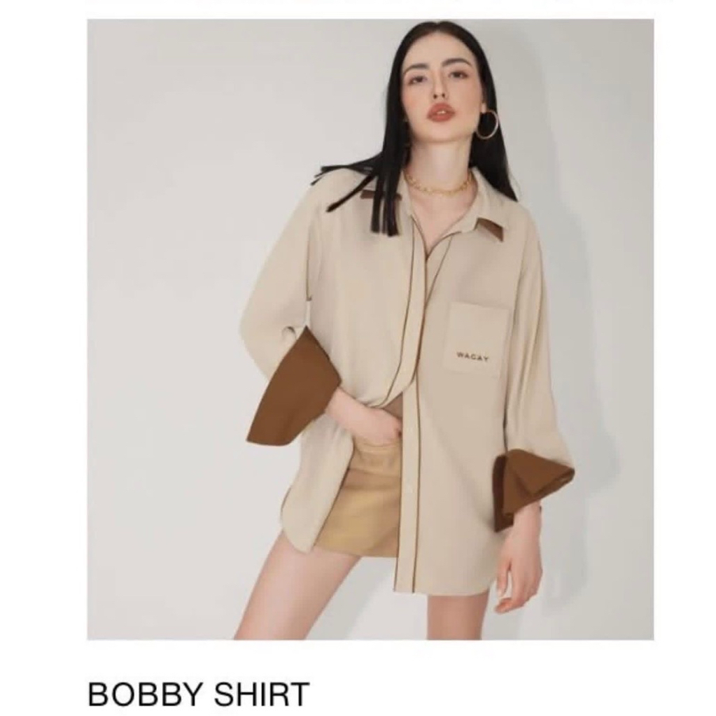 wacay bobby shirt สีครีม