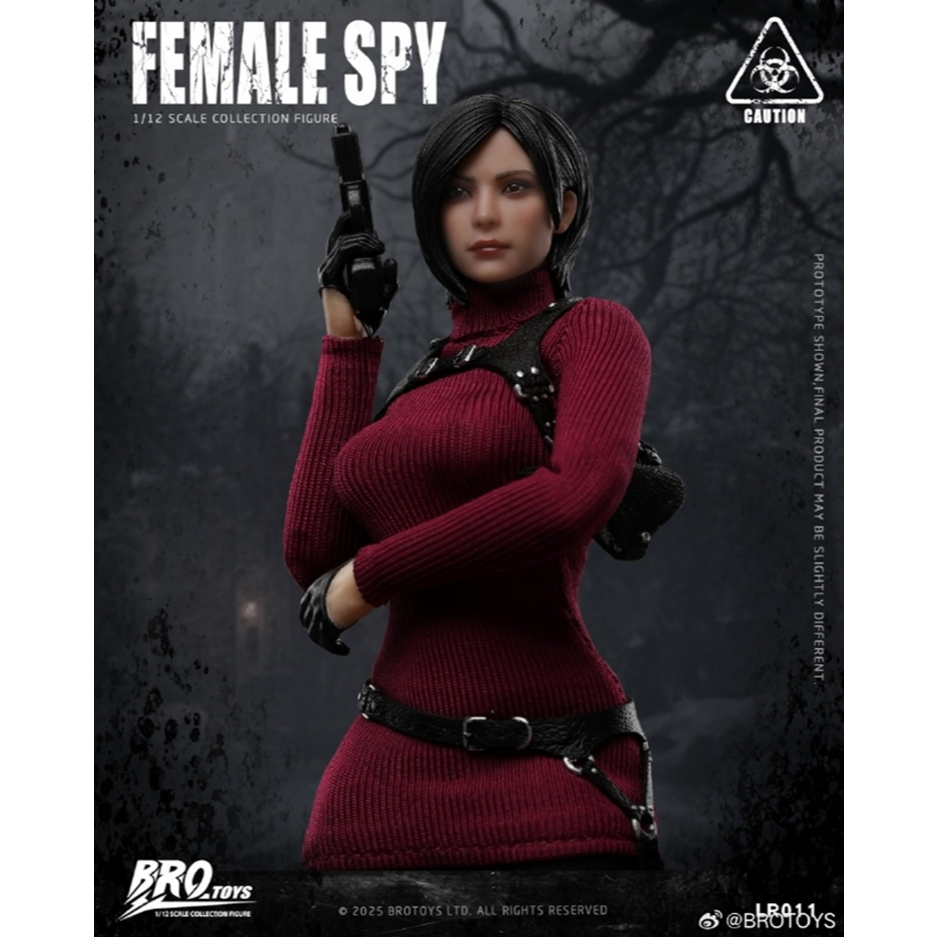 พร้อมส่งจากไทยจ้า BROTOYS LR011 1/12 Scale Female Spy 2026