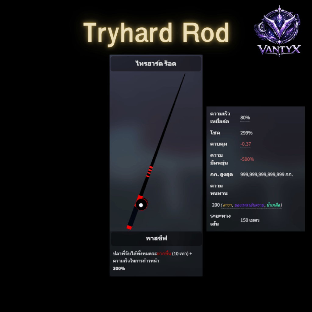 Fisch เช็ทเบ็ท Tryhard Rod