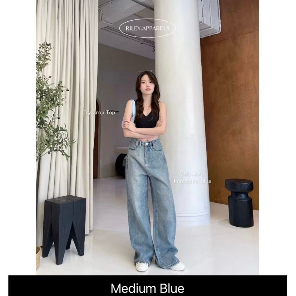 [ส่งต่อ riley] ⋆𐙚₊˚ Riley-Andy jeans
