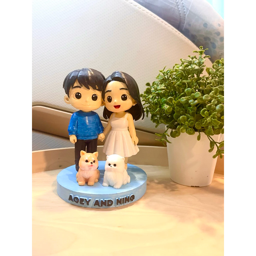 โมเดล 3 มิติ สั่งทำรูปคน สัตว์เลี้ยง (3D Print) ของขวัญวันเกิด รับปริญญา วันครบรอบ ฟรี! กล่องของขวัญ (Paper Can) thumbnail 6