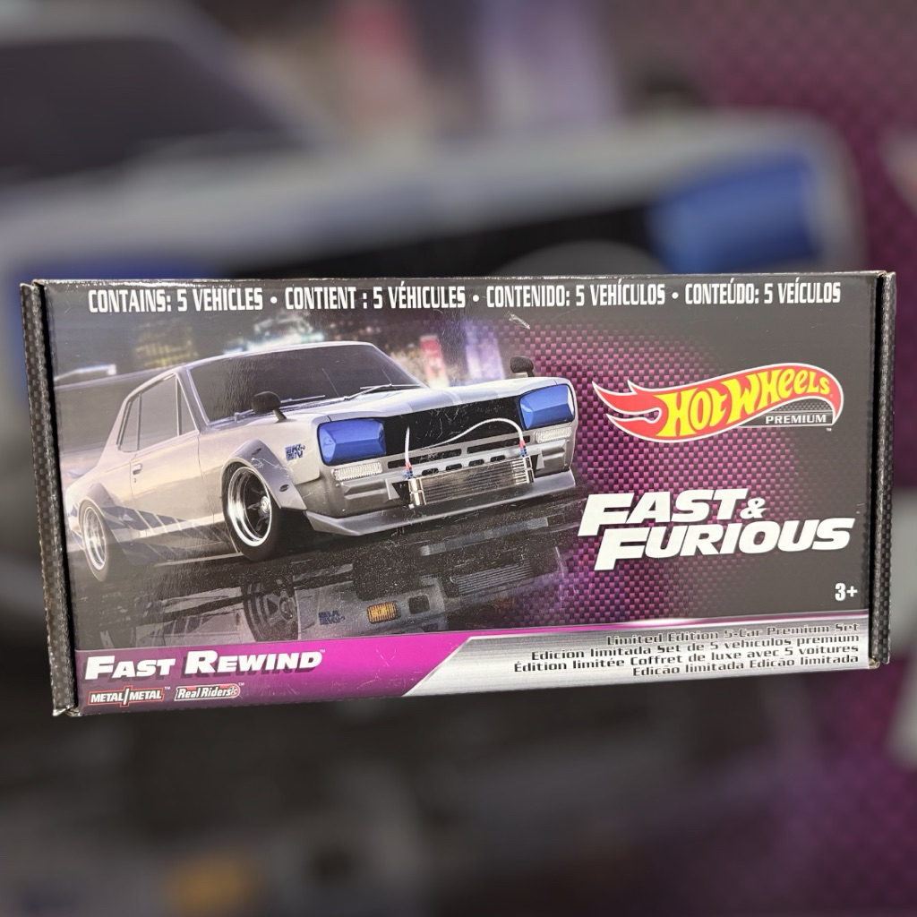 Hot Wheels Premium รุ่น Fast & Furious Fast Rewind 5 คัน พร้อมกล่อง
