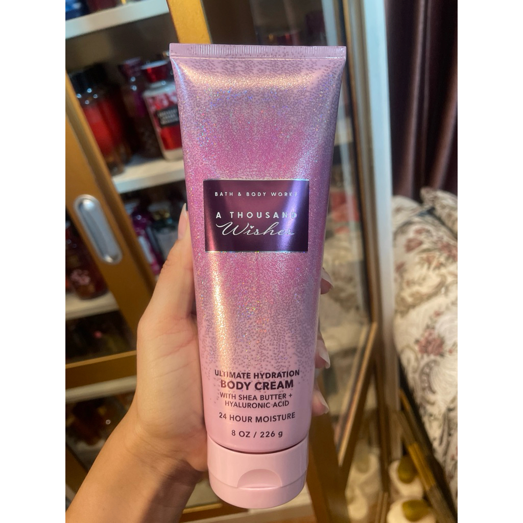 Bath & Body Works A Thousand Wishes Ultimate Hydration Body Cream 226g. ของแท้