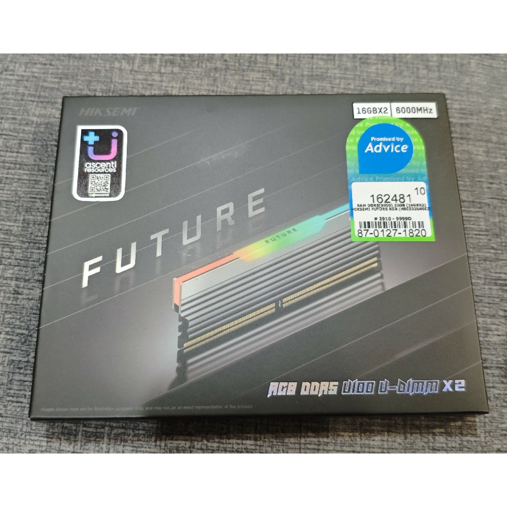 Hiksemi Future RGB DDR5 6000MHz 32GB (16GBx2)