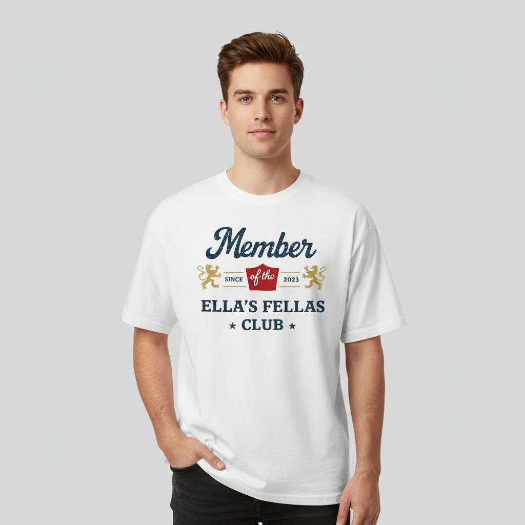 Ellas Fellas Shirt – Country Music Fan Club Graphic Tee, Retro Western Style T-Shirt