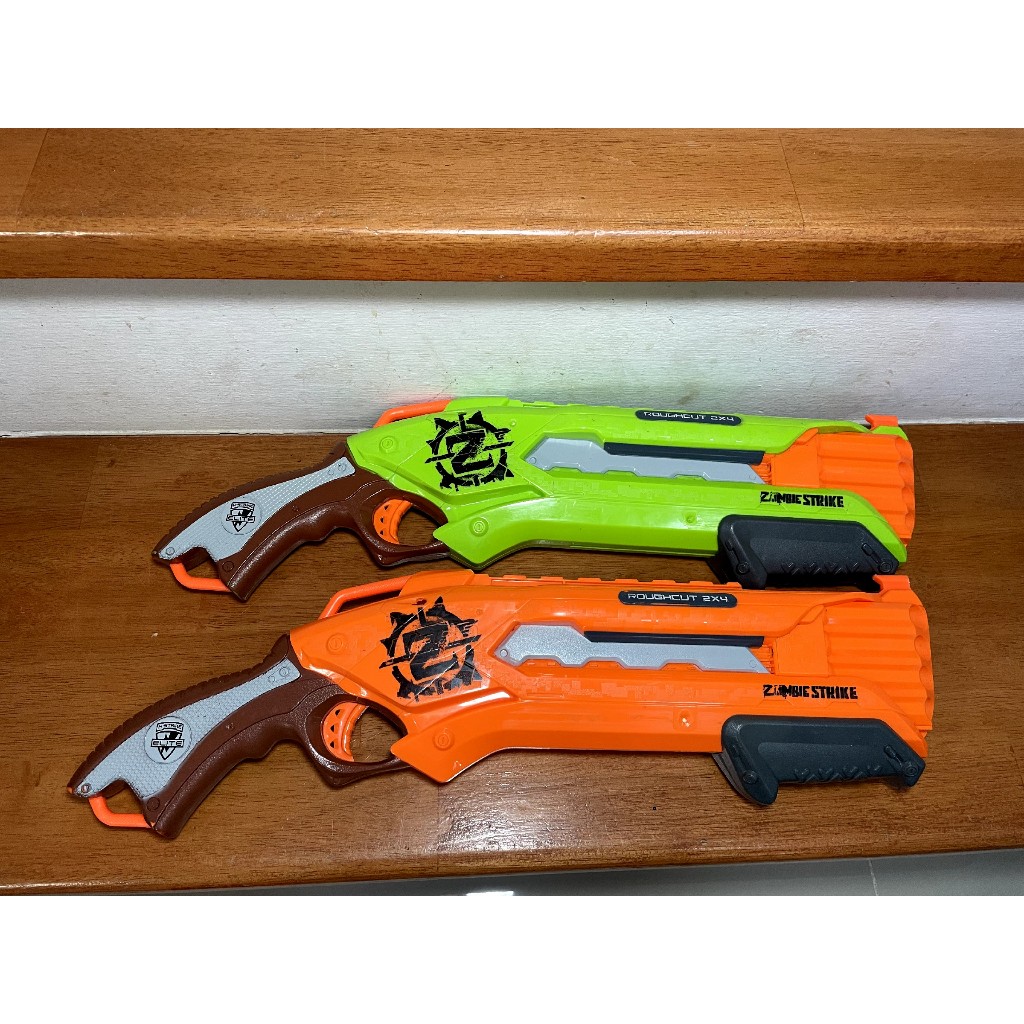 Nerf N-Strike Elite Rough Cut 2x4 Zombie Strike 2 Pack แพ็คคู่