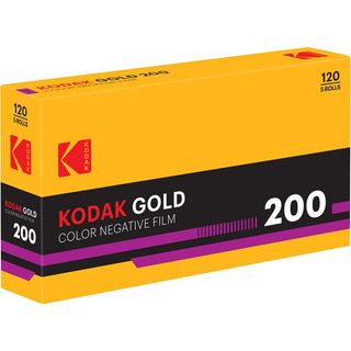 ฟิล์มสี 1pack 5ม้วน Kodak Gold 200 120 Medium Format Film Color Negative ฟิล์ม ฟิล์มถ่ายรูป