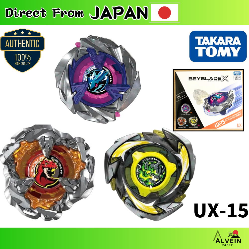 【Direct From Japan】Takara Tomy BEYBLADE X UX-15 Shark Scale Deck Set