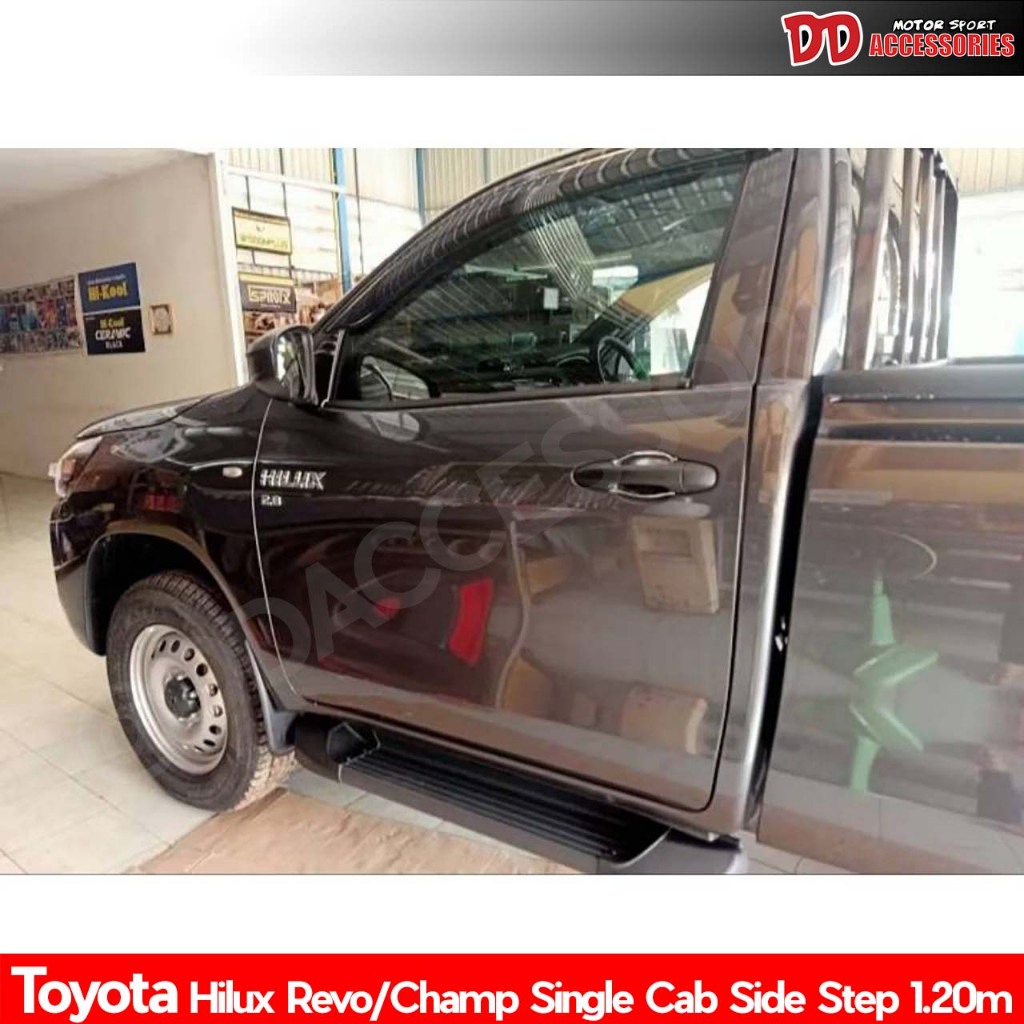 บันไดข้าง Hilux Champ และ Revo (เฉพาะตอนเดียว!) ทรงห้าง ความยาว 1.20เมตร NT ทรง Revo