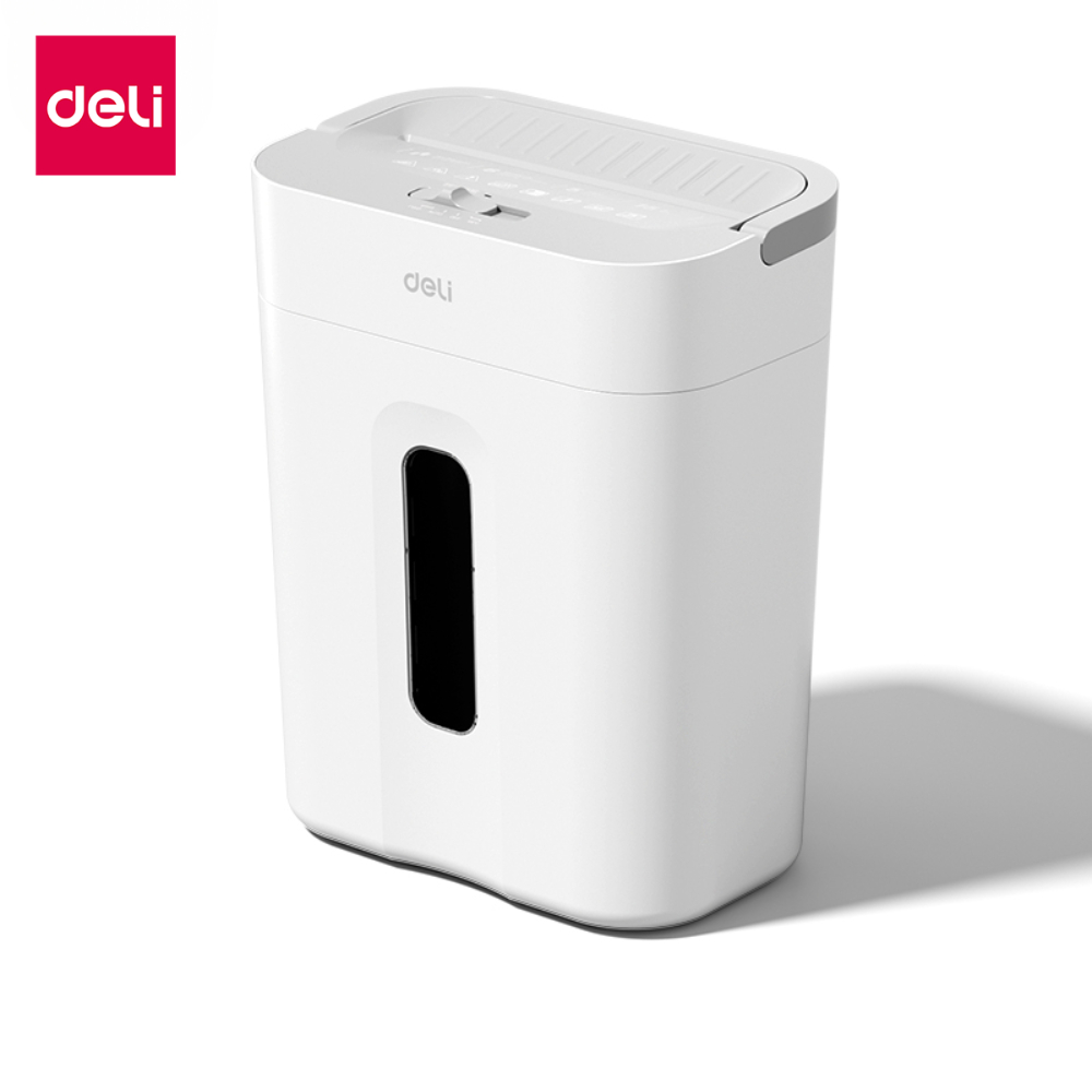 Deli เครื่องทำลายเอกสาร18 ลิตร เครื่องทำลายกระดาษ A4 ย่อยต่อเนื่องได้ 200-400แผ่น Paper Shredder
