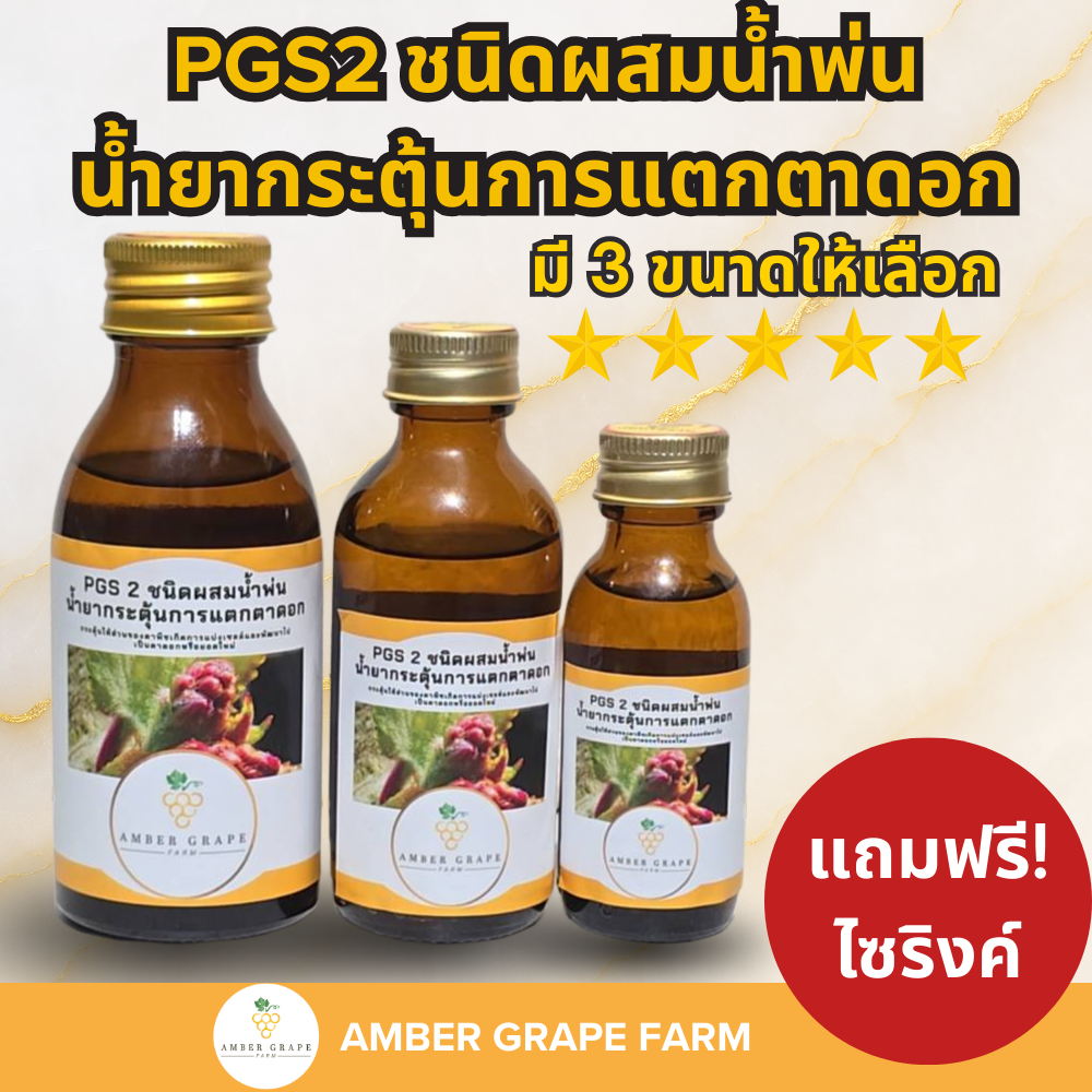 PGS2 น้ำยากระตุ้นตาดอก - ชนิดผสมน้ำพ่น