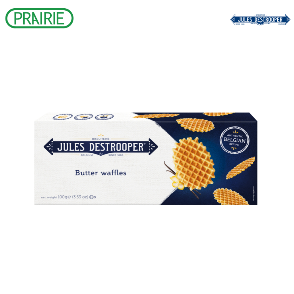 จูลส์ เดสทรูปเปอร์ บัตเตอร์ วาฟเฟิลส์ 100 กรัม - วาฟเฟิลส์กรอบจากเบลเยี่ยม l Jules Destrooper Butter Waffer 100 g.