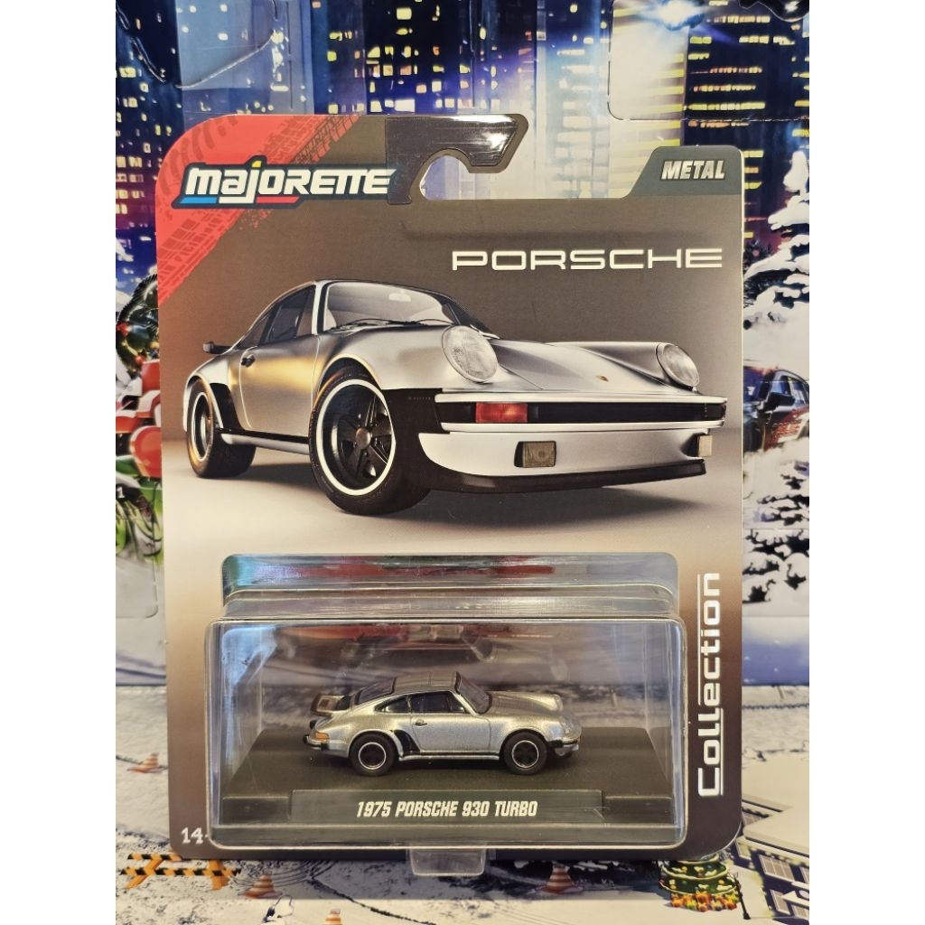 โมเดลรถของเล่น Majorette Porsche 930 Turbo สีเงิน