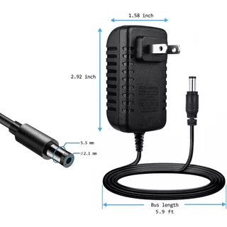 อะแดปเตอร์แปลงพาวเวอร์ซัพพลาย 12V 2A AC DC 12Volt AC 100V-240V เป็น DC 12Volt 2A 1.5A 1A charger